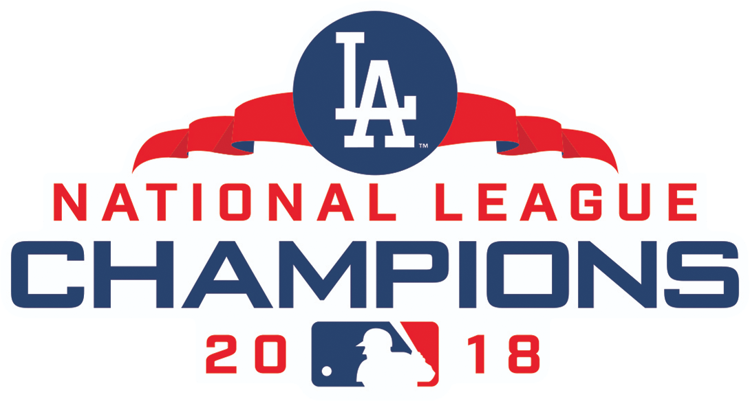 Los Angeles Dodgers 2018 Champion Logo iron on paper